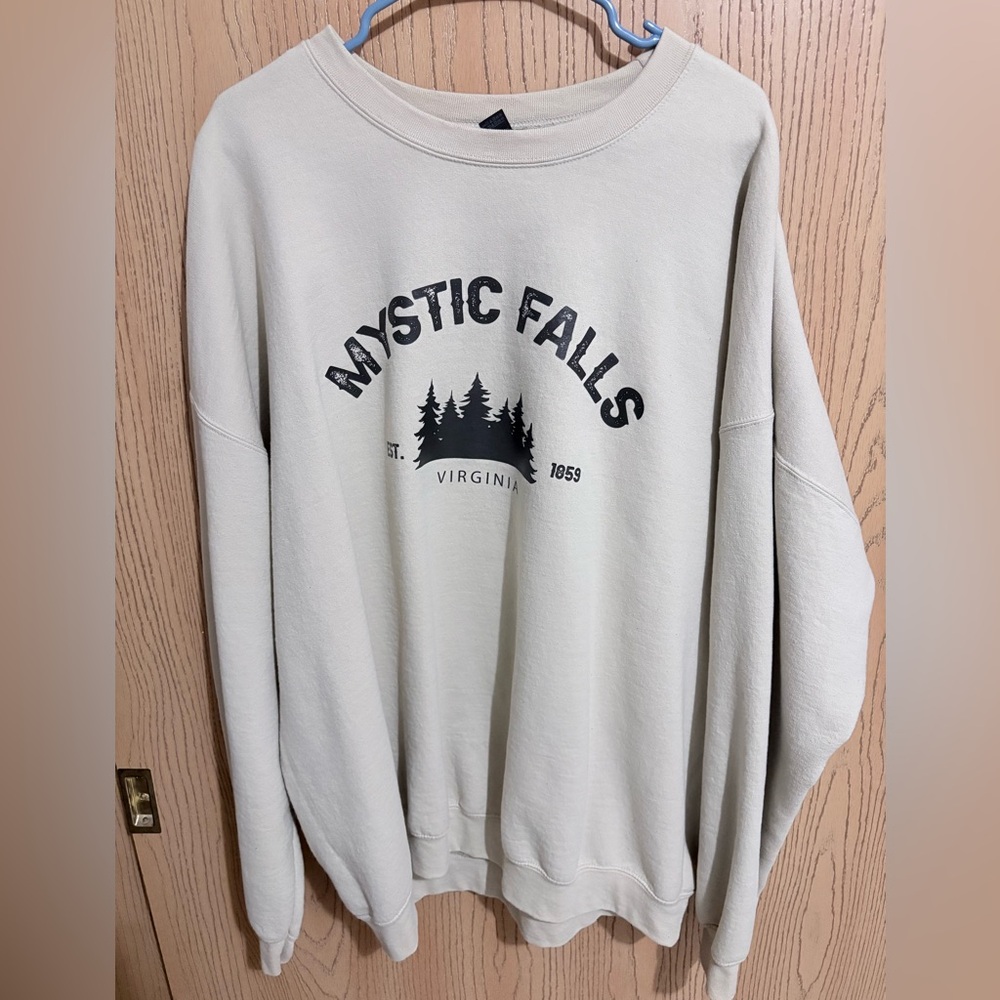 Mystic Falls “The Vampire Diaries” Cream Sweater